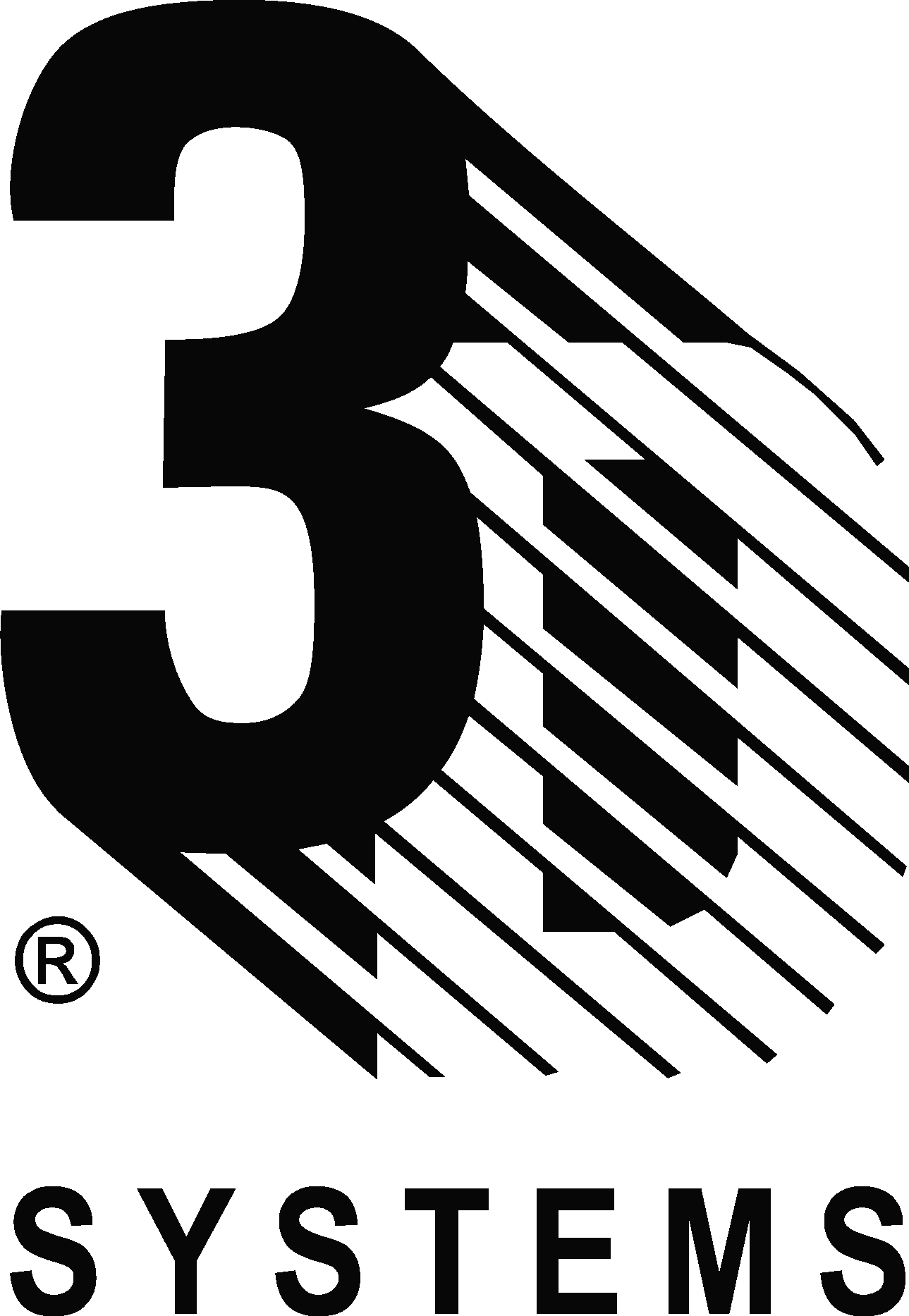 3D Systems Black Logo Vector Logo